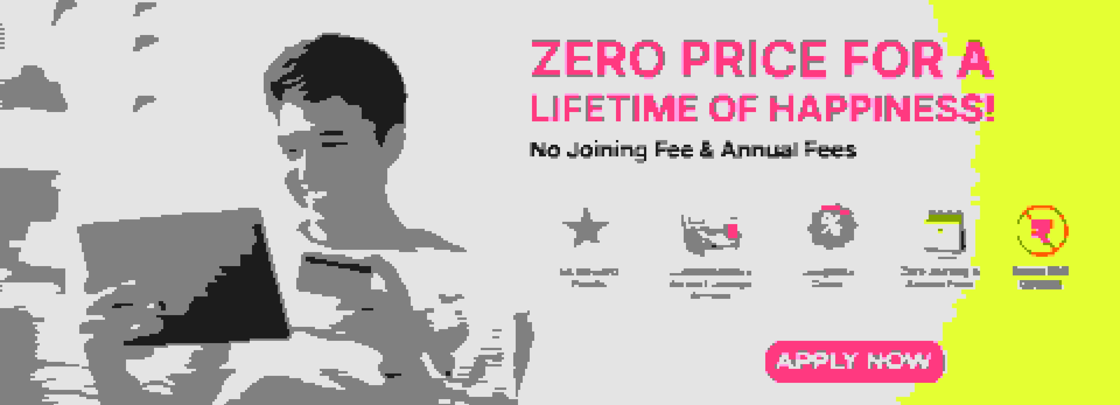 name 7Lifetime Free Credit Card Banner